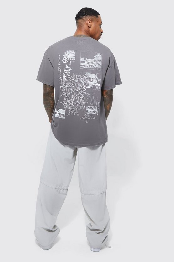 Oversize T-Shirt mit Print