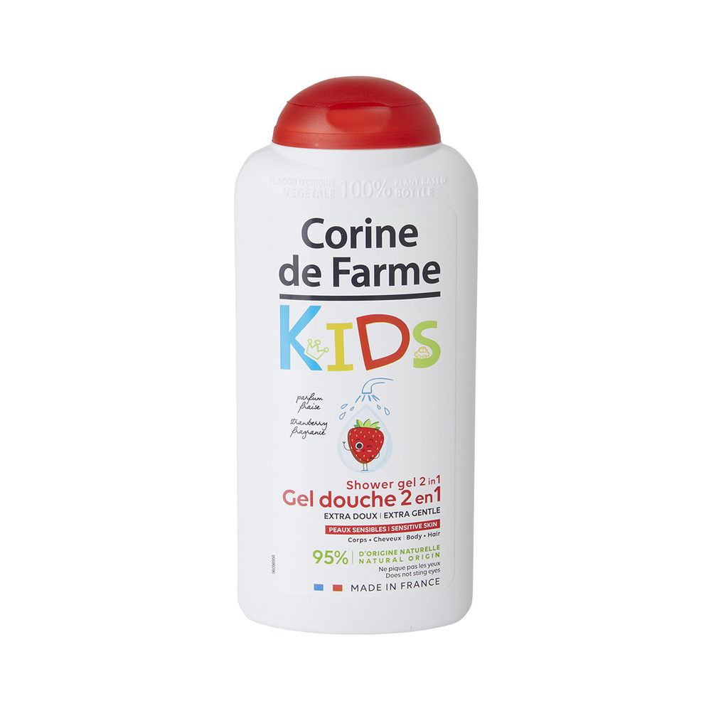 corine de farme Gel douche 2en1 Corine de Farme parfum fraise Gel douche