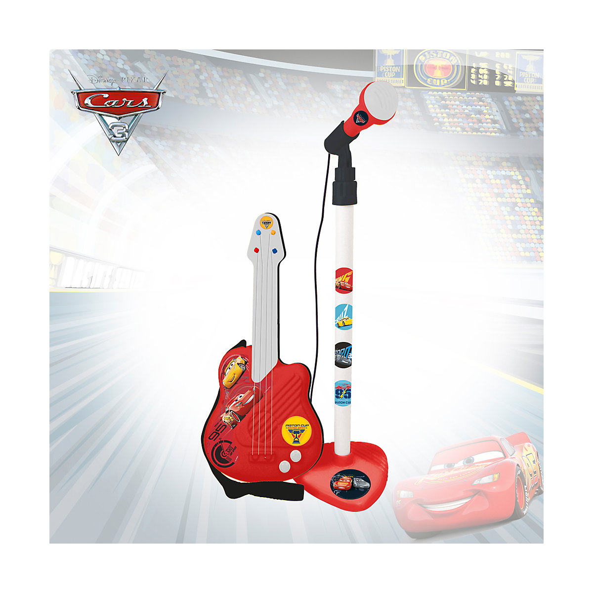 Gitarre mit Mikrofon
