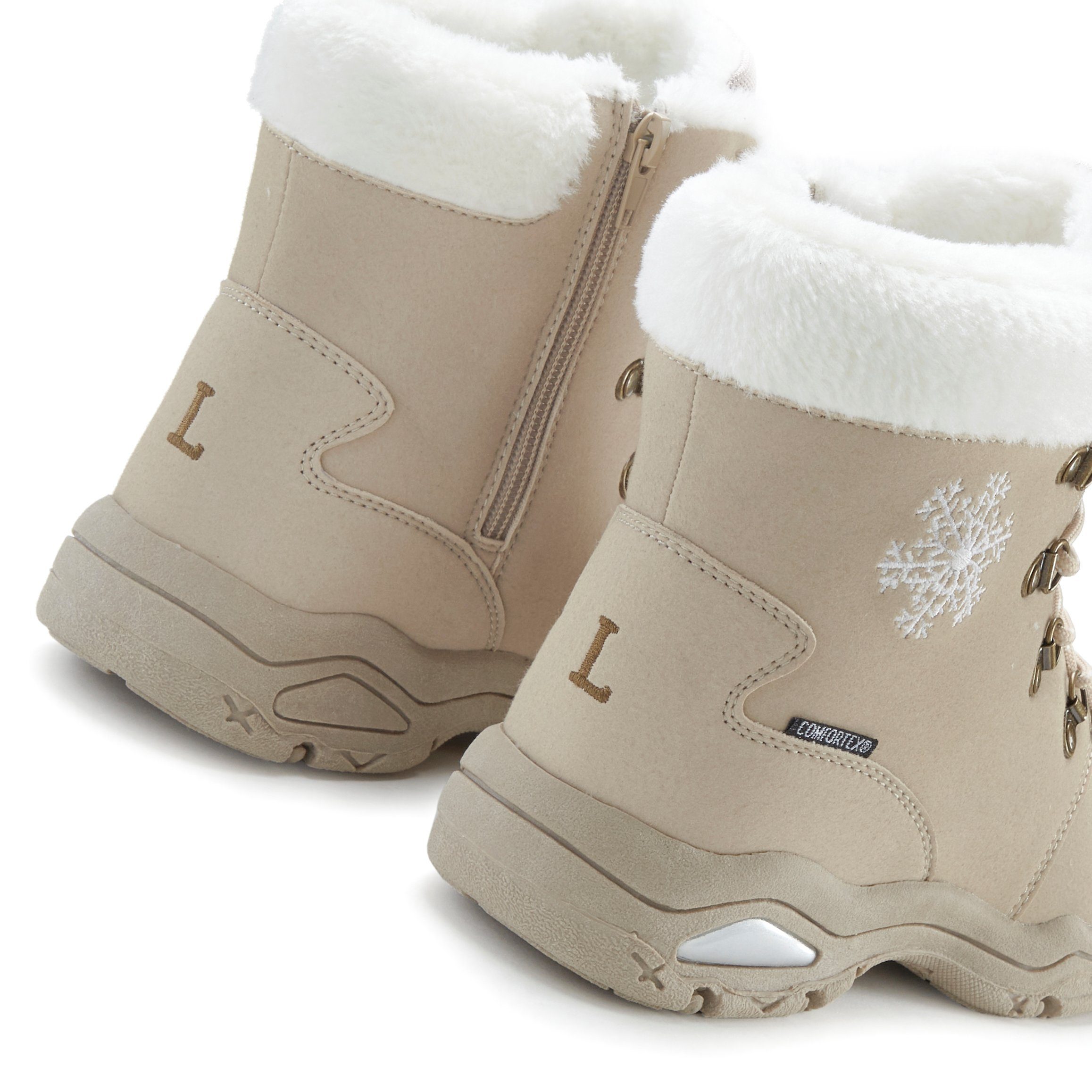 LASCANA Stiefelette, Stiefel, Winterstiefel Winterstiefelette, Outdoor Boots mit Warmfutter, wind- & wasserabweisender Tex-Membran