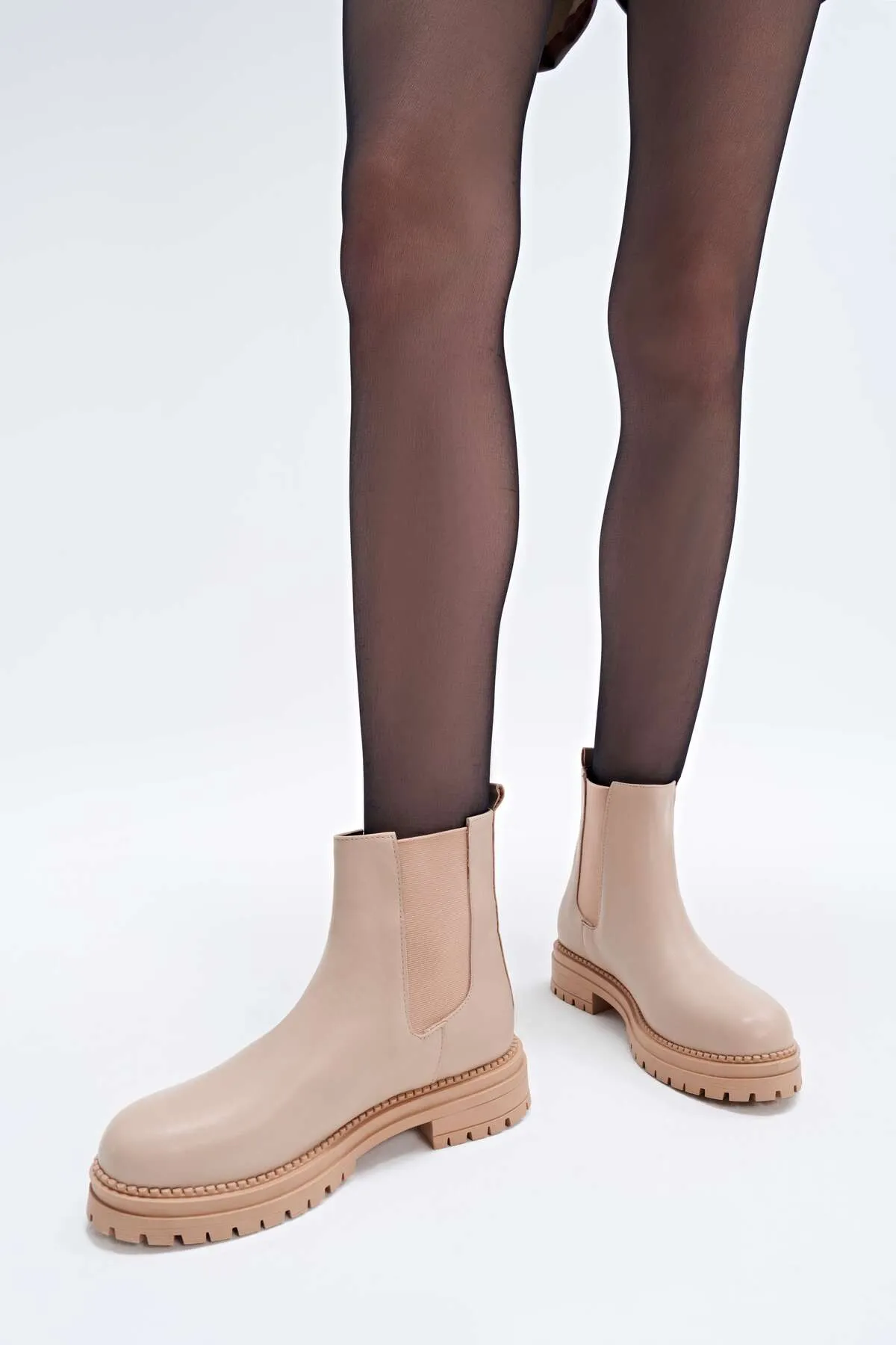 Yaya by Hotiç  Stiefelette - Rosa - Flacher Absatz