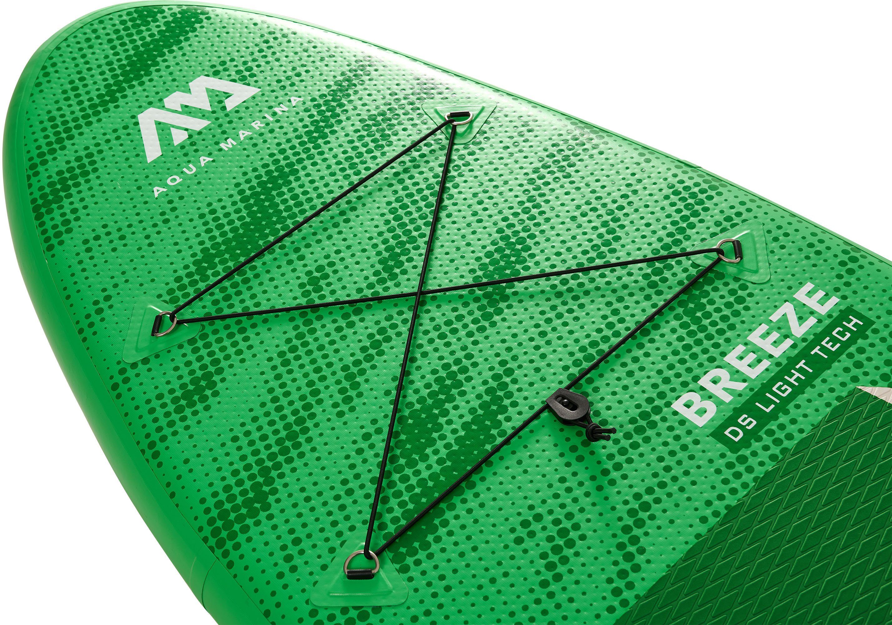 Aqua Marina Inflatable SUP-Board Breeze iSUP BT-21BRP, (Set, 6 tlg., mit Paddel, Pumpe und Transportrucksack)