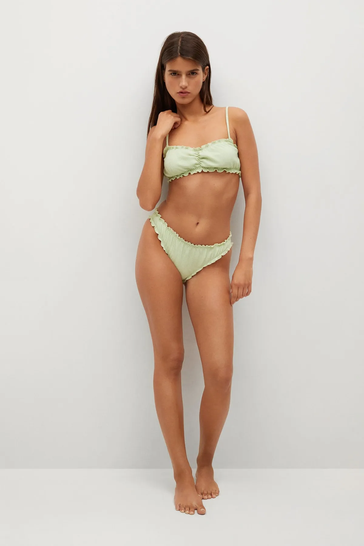MANGO  17010096 Damen/Mädchen Grüner Apfel