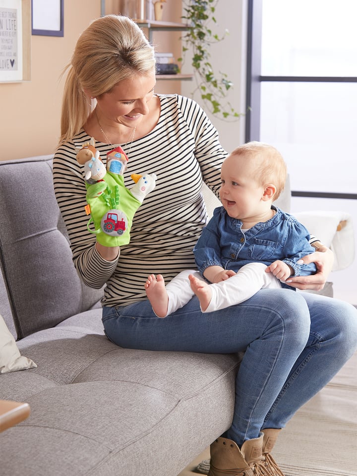Haba Fingerpuppe Spielhandschuh Bauernhof in mehrfarbig günstig kaufen onesize