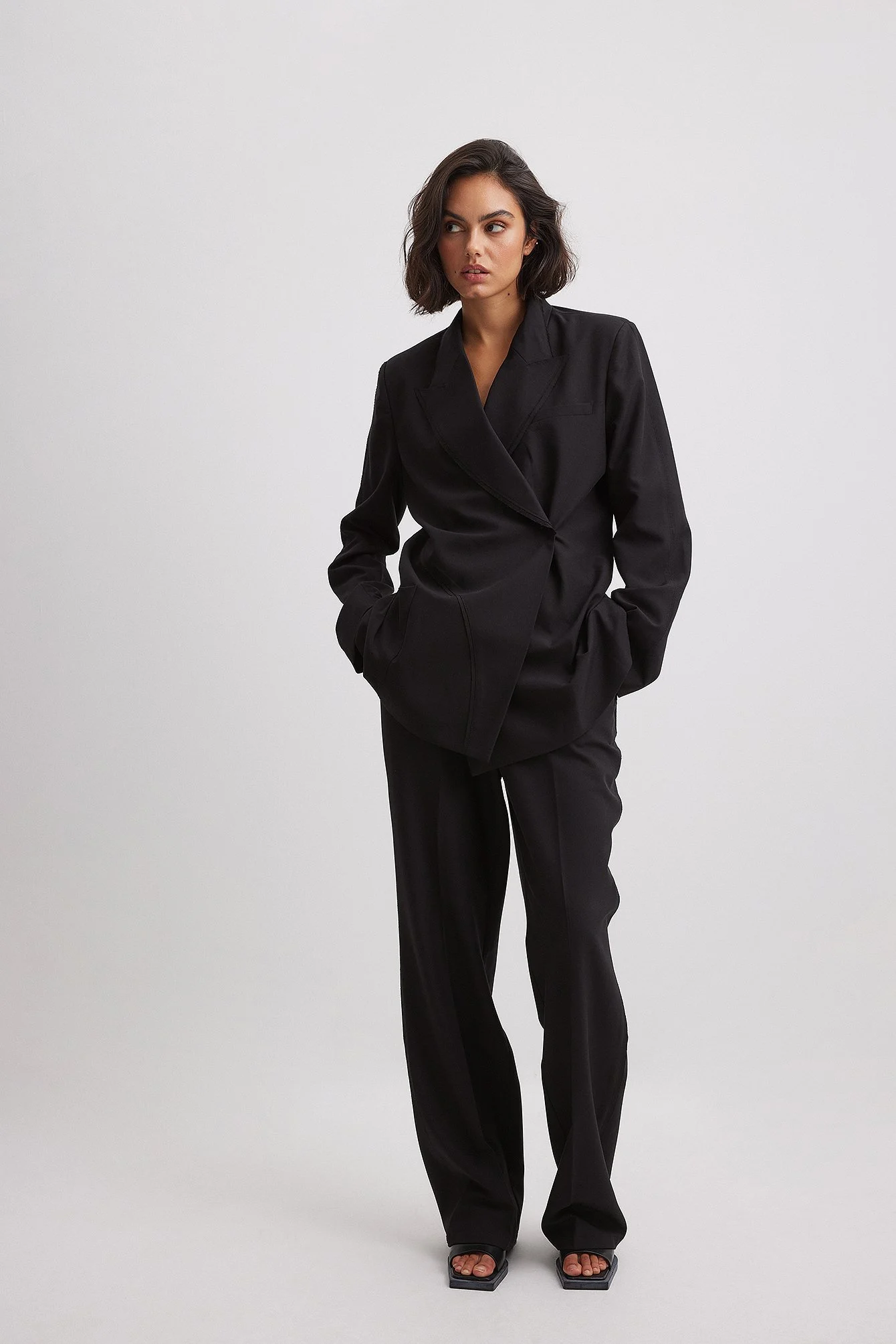 Blazer mit grobem Wellenschliff