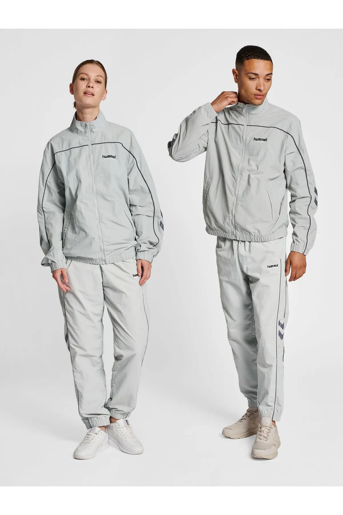 hummel  Sweatshirt - Grau - Regular Fit