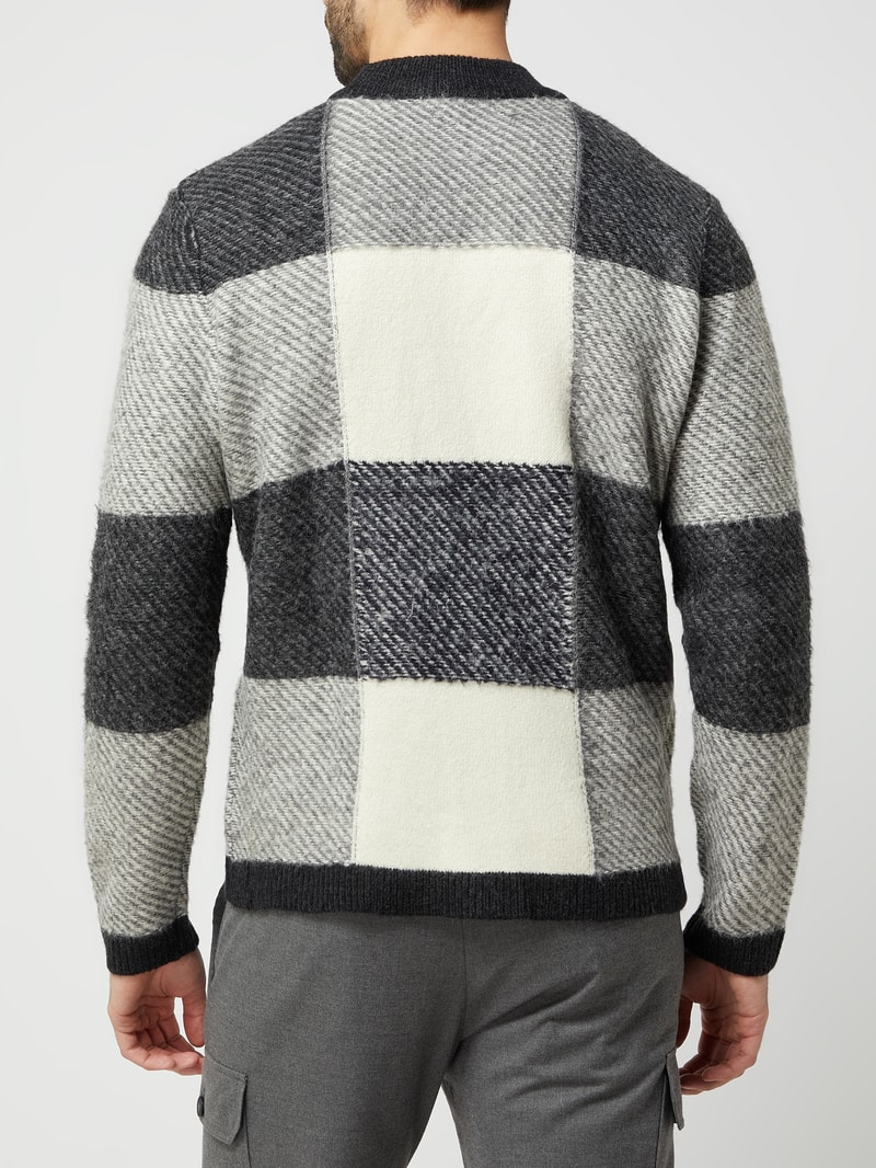 Pullover mit Woll-Anteil Modell 'Mola' in hellgrau