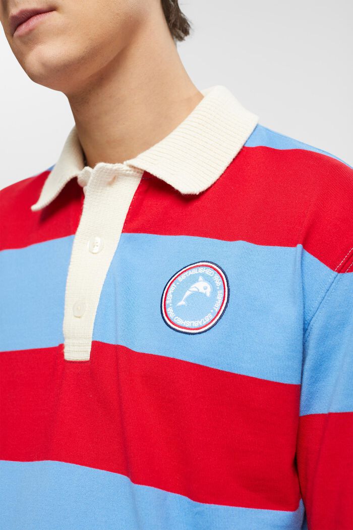 Gestreiftes Rugby-Polo