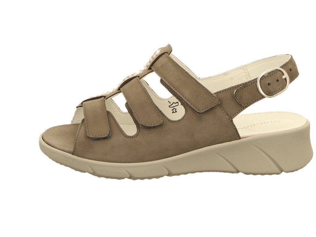 WALDLÄUFER Komfort Sandalen grau Kia