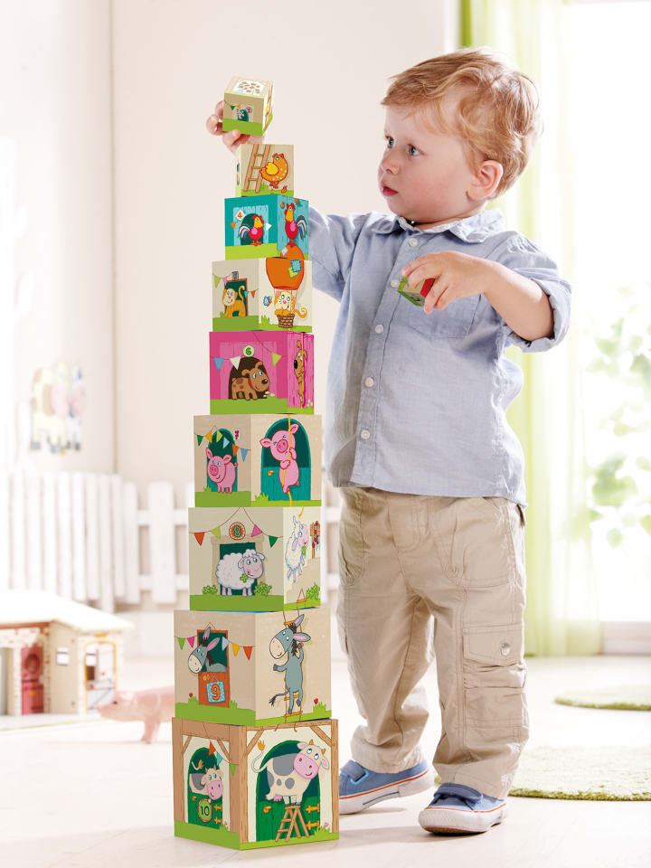 Haba Stapelspielzeug Stapelwürfel Auf dem Land in mehrfarbig günstig kaufen onesize