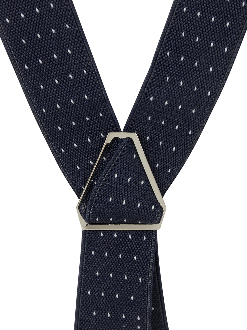 Hosenträger in X-Form in marineblau