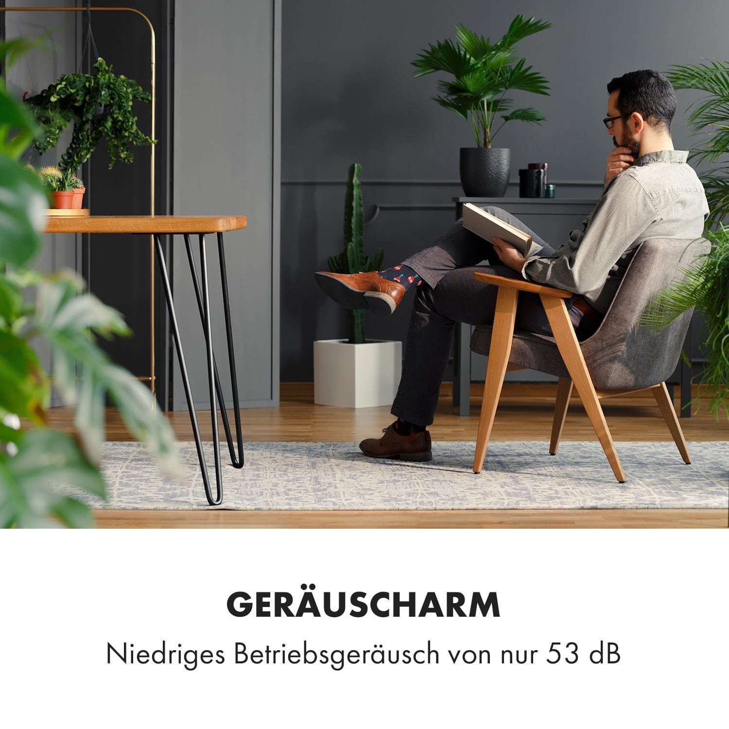 Klarstein Ventilatorkombigerät Rotator 4-in-1 Luftkühler, mit Wasserkühlung & Eis mobil Luftkühler ohne Abluftschlauch