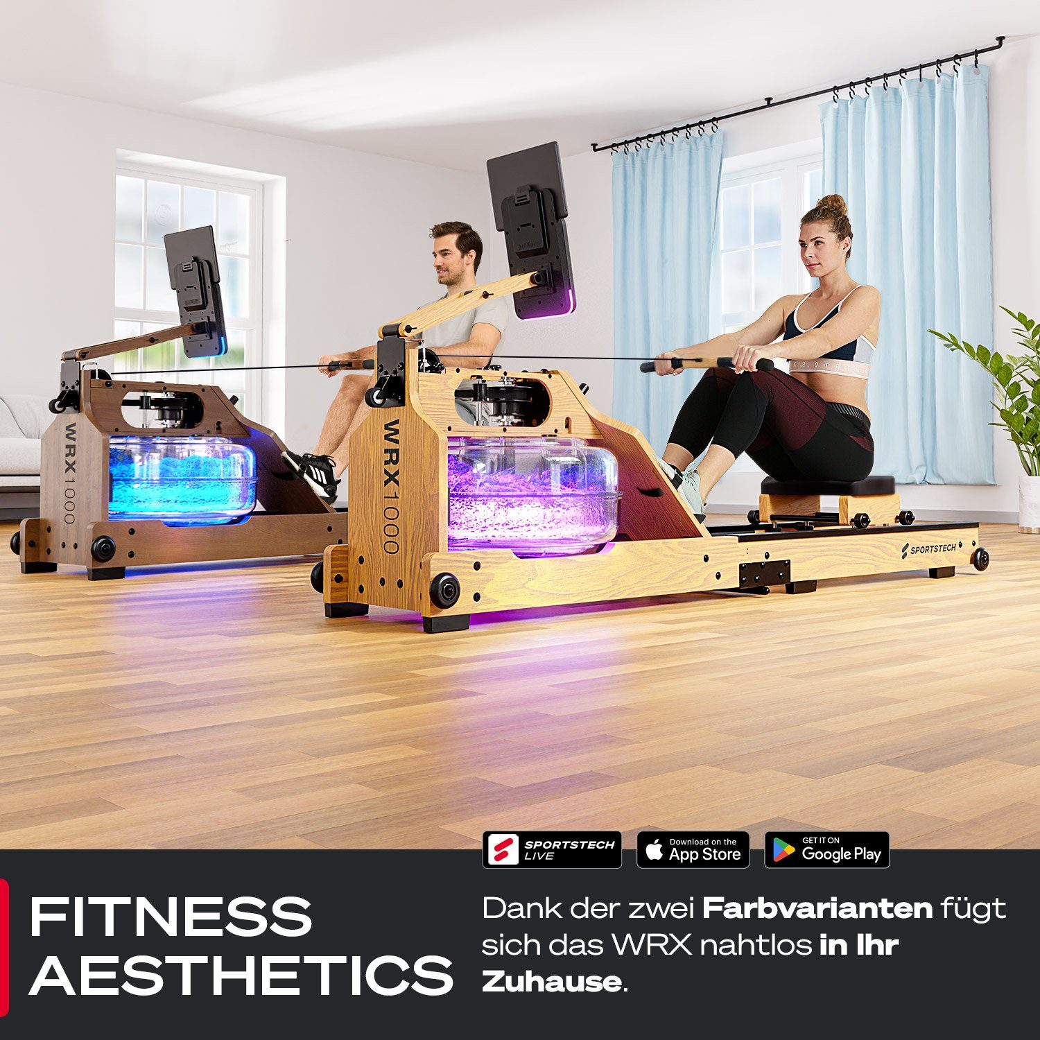 Sportstech Rudergerät WRX1000