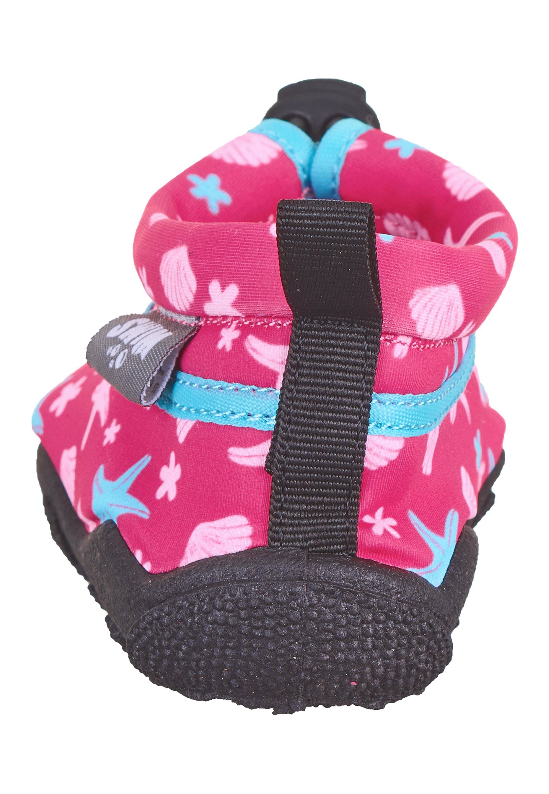 Sterntaler® Badeanzug Aquaschuh Seesterne Badeschuh Kinder - Badeschuh Baby, Aquaschuhe Kinder in Magenta, rutschfeste Sohle - Badeschuh Mädchen, Neopren Wasserschuhe Mädchen mit Kordelstopper zur Weitenregulierung - Badeschuh Junge - UV Schutz 50+,