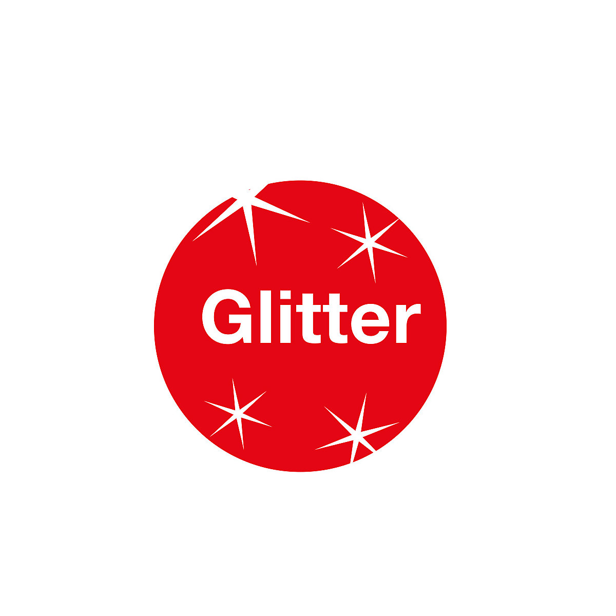 Glitter-Fasermaler, 8 Basisfarben