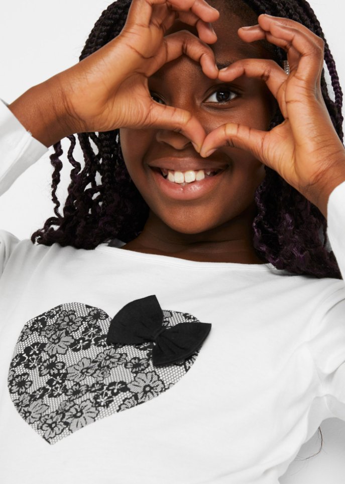 Mädchen Langarmshirt und Tüllrock (2-tlg.Set)