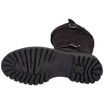 s.Oliver Langschaftstiefel in schwarz