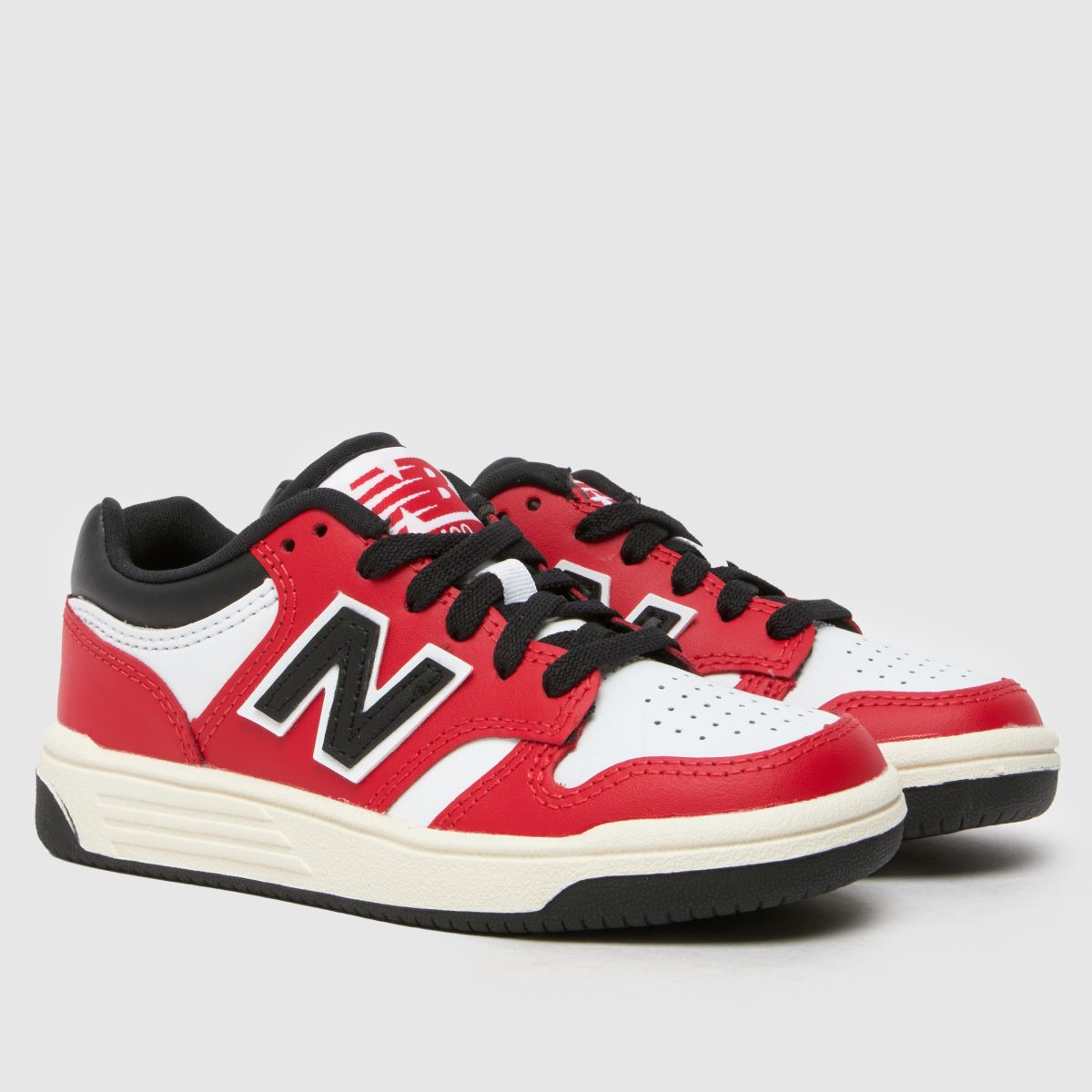 New Balance röda 480 Junior-sneakers för pojkar