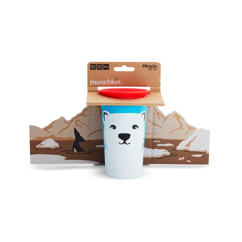 Tasse miracle 360°12 mois et + ours polaire Munchkin