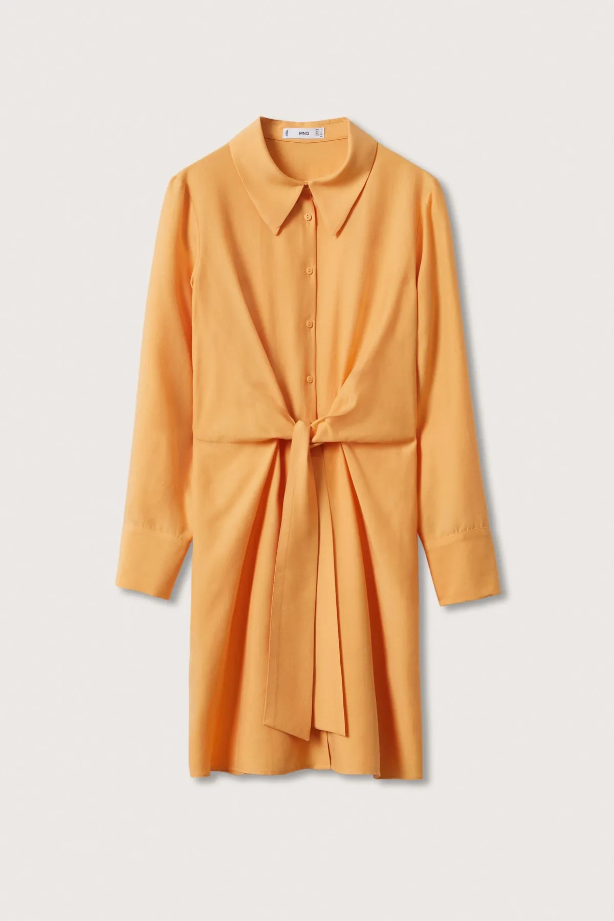 MANGO  Orangefarbenes Damenkleid 27065769