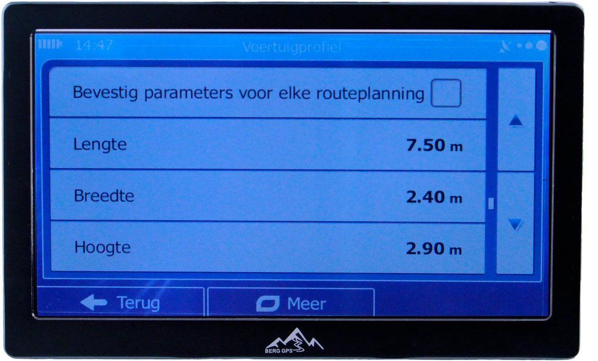 BergGPS 7-Zoll Wohnmobil Navigation