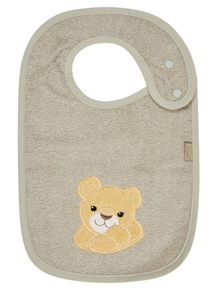 Sterntaler Lätzchen Druckknopf LÖWE Leo in steingrau günstig kaufen onesize