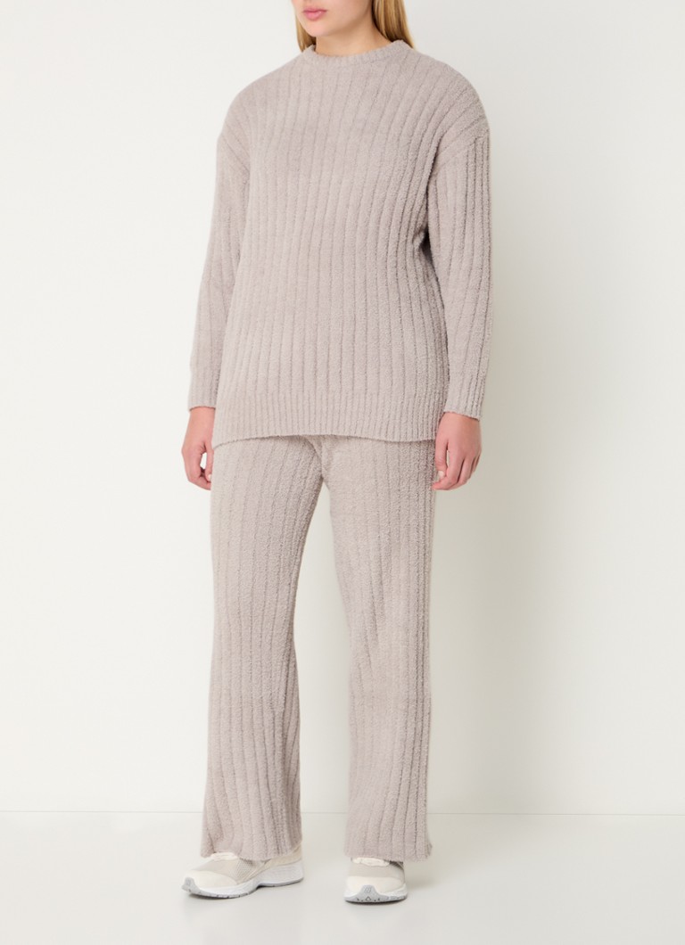 Pantaloni casual UGG Terri cu talie înaltă, croială confortabilă și șnur de strângere.