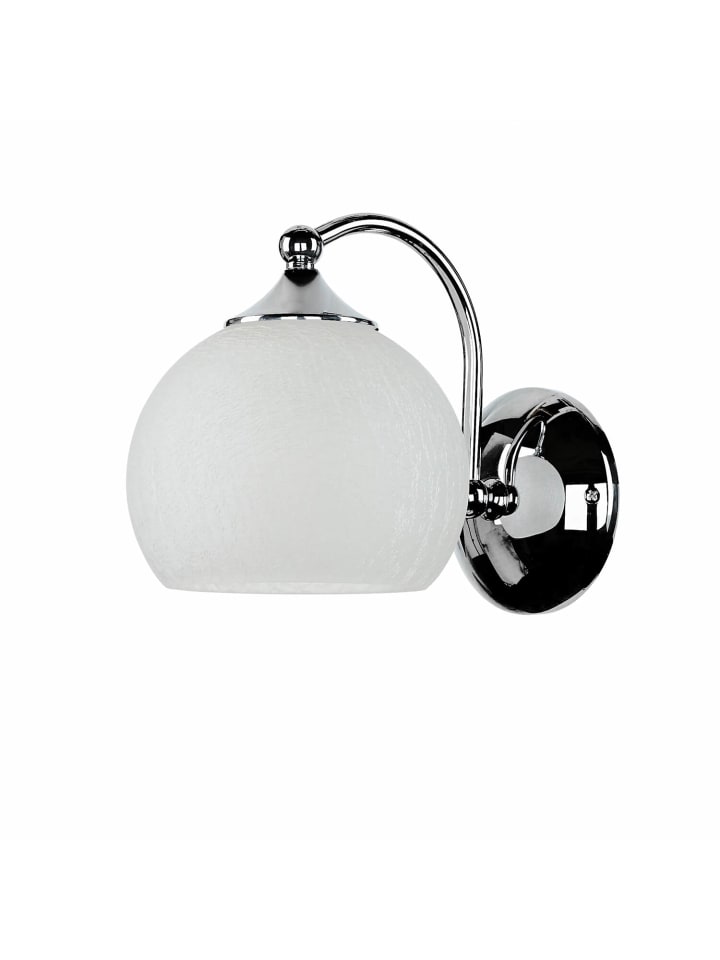 Licht-Erlebnisse Wandlampe in Chrom Weiß günstig kaufen onesize