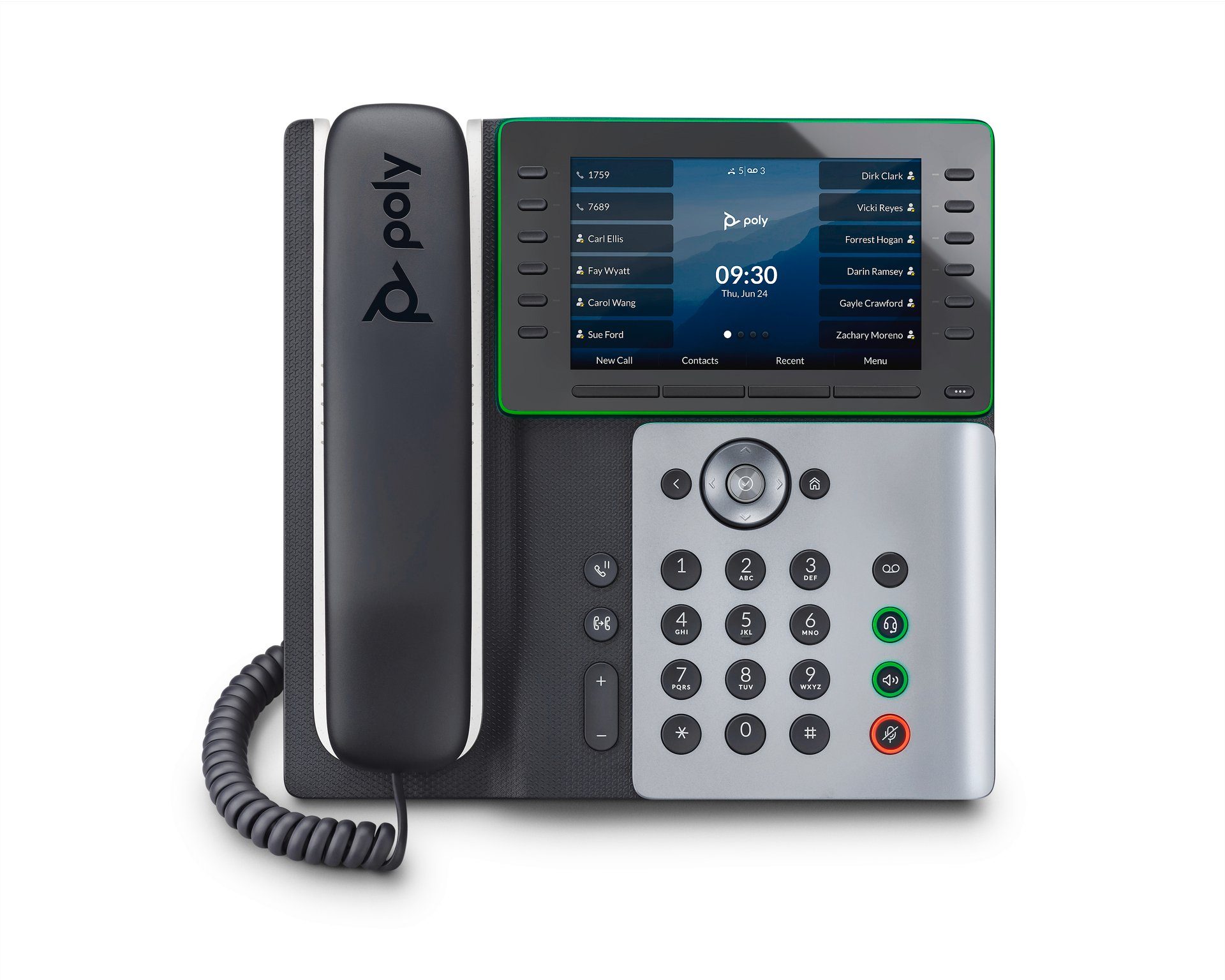 Poly Edge E500 Kabelgebundenes Telefon (LAN (Ethernet), IP Tischtelefon)