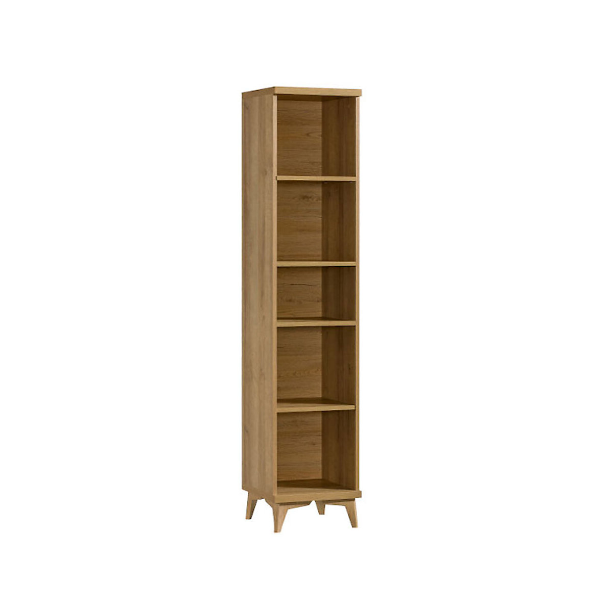 Bücherregal Standregal Fiord 37x37x174cm mit 5 offenen Fächern