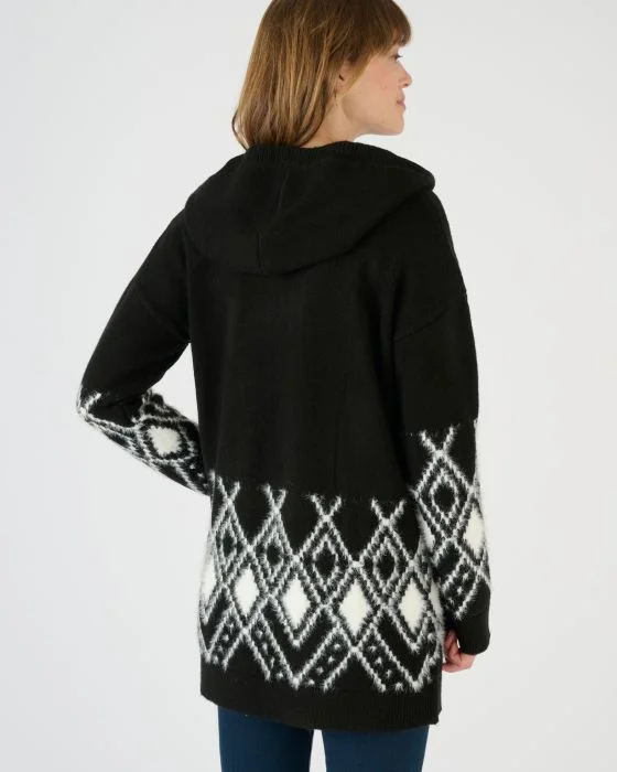 Gilet jacquard maille poilue Thermolactyl