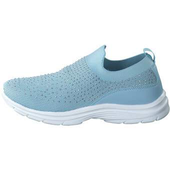 Barbarella Slip On Sneaker in blau