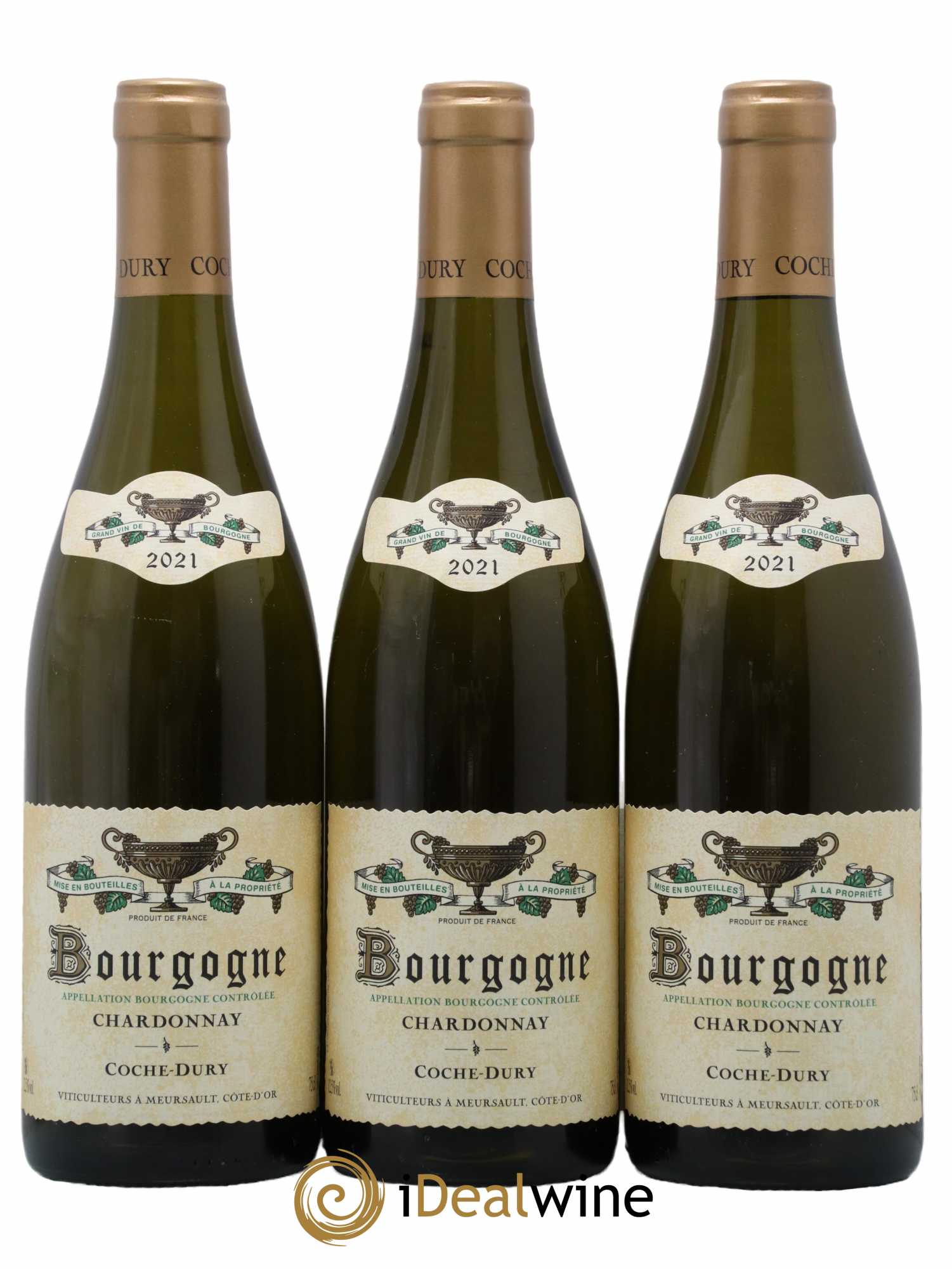 Bourgogne Coche Dury (Domaine)  2021 - Lot de 3 Bouteilles