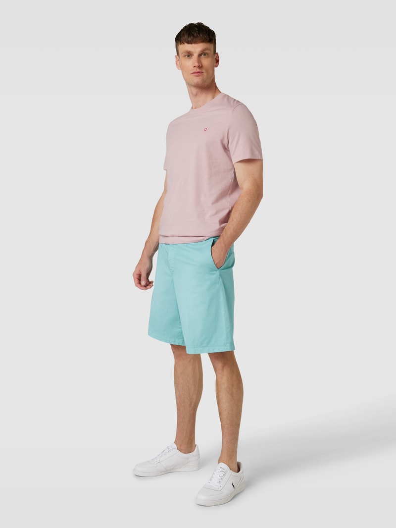 Bermudas mit französischen Eingrifftaschen Modell 'Selian' in mint meliert