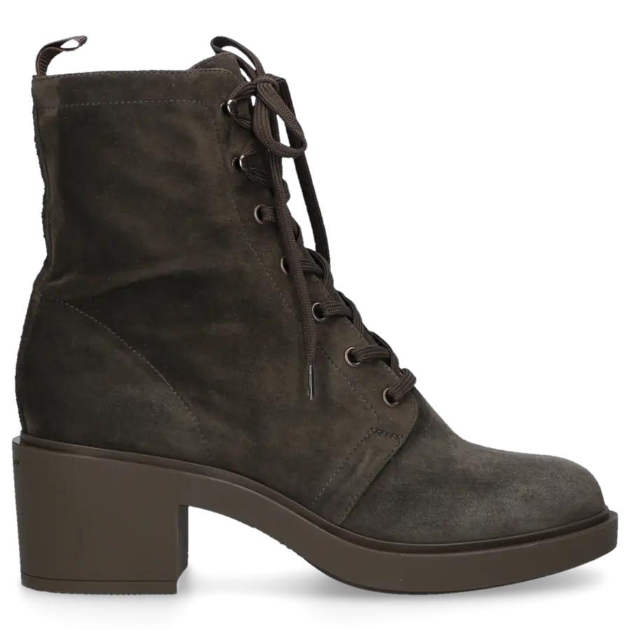 Gianvito Rossi - Stiefeletten FOSTER Veloursleder - grün
