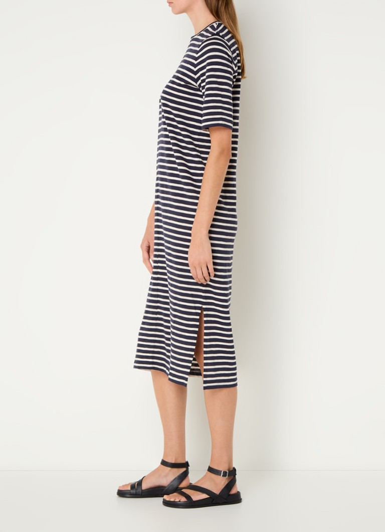 Rochie midi cu dungi bretone Whistles