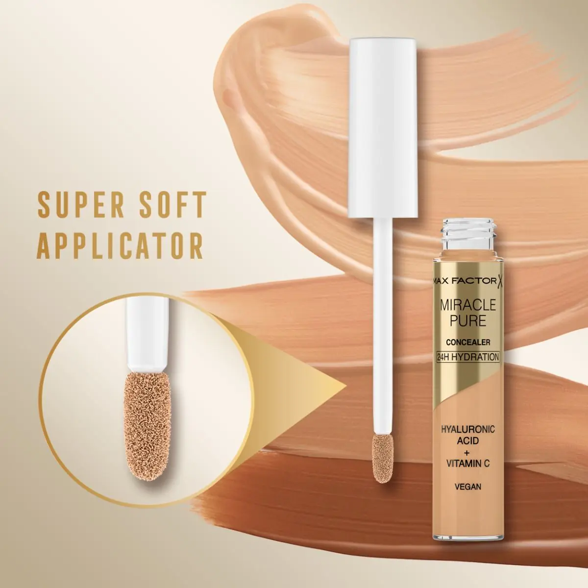 „Max Factor Miracle Pure Korektor 02“ makiažo pagrindas