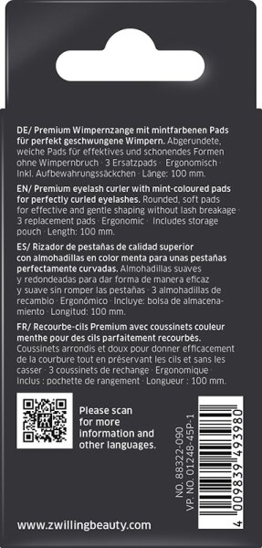 ZWILLING Beauty Premium Wimpernzange - mint/silver Wimpernzange