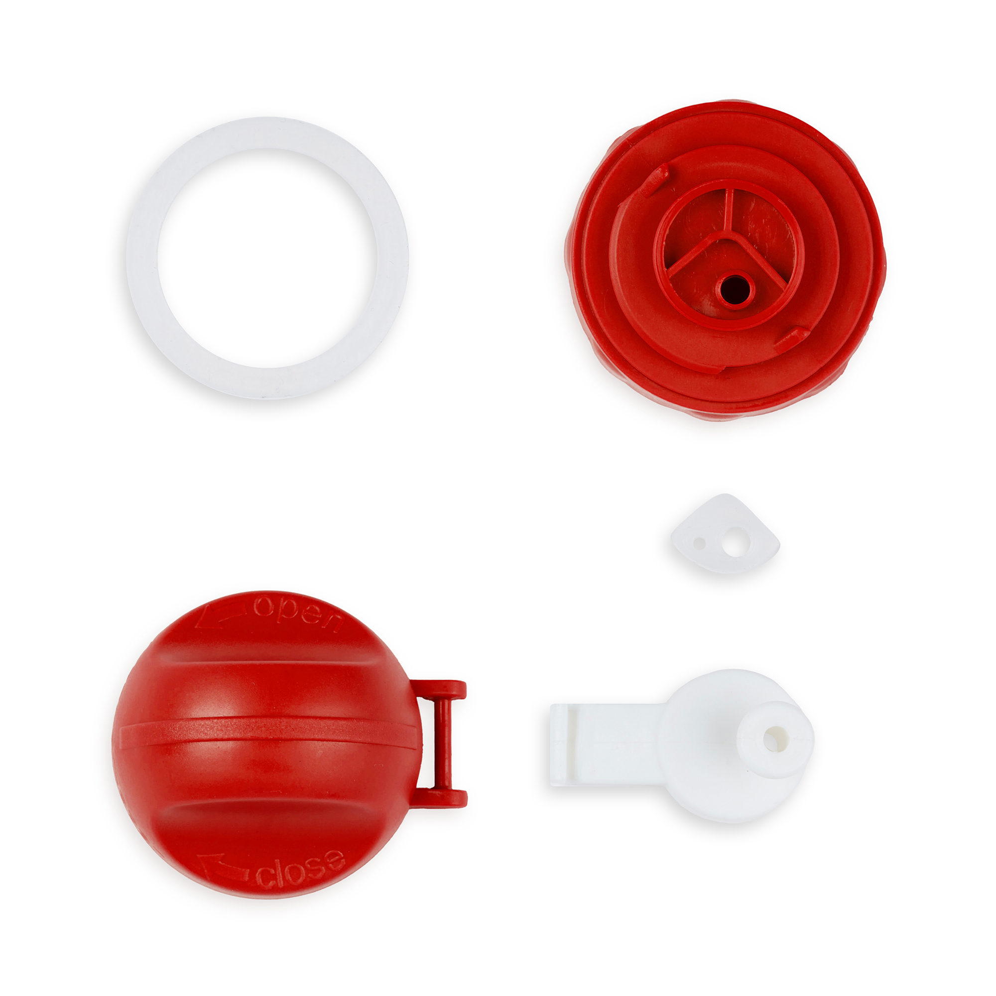 Trinkflaschenverschluß rot