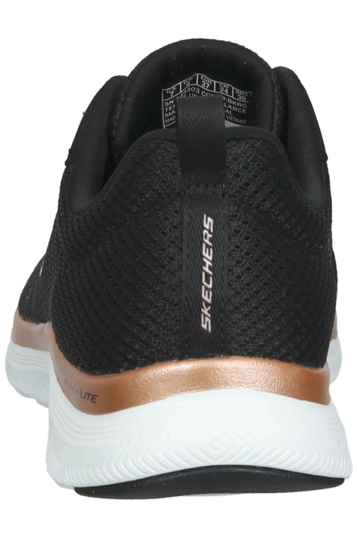 SKECHERS  Sneaker - Schwarz - Flacher Absatz