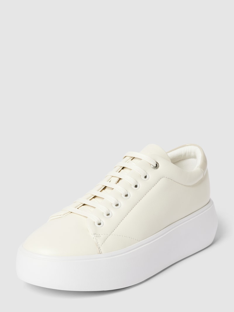 Sneaker mit Plateau-Sohle in offwhite