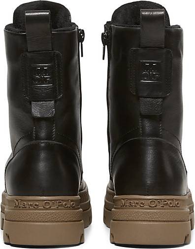Marc O'Polo Schnürstiefel und flauschigem Mikrofaser-Futter
