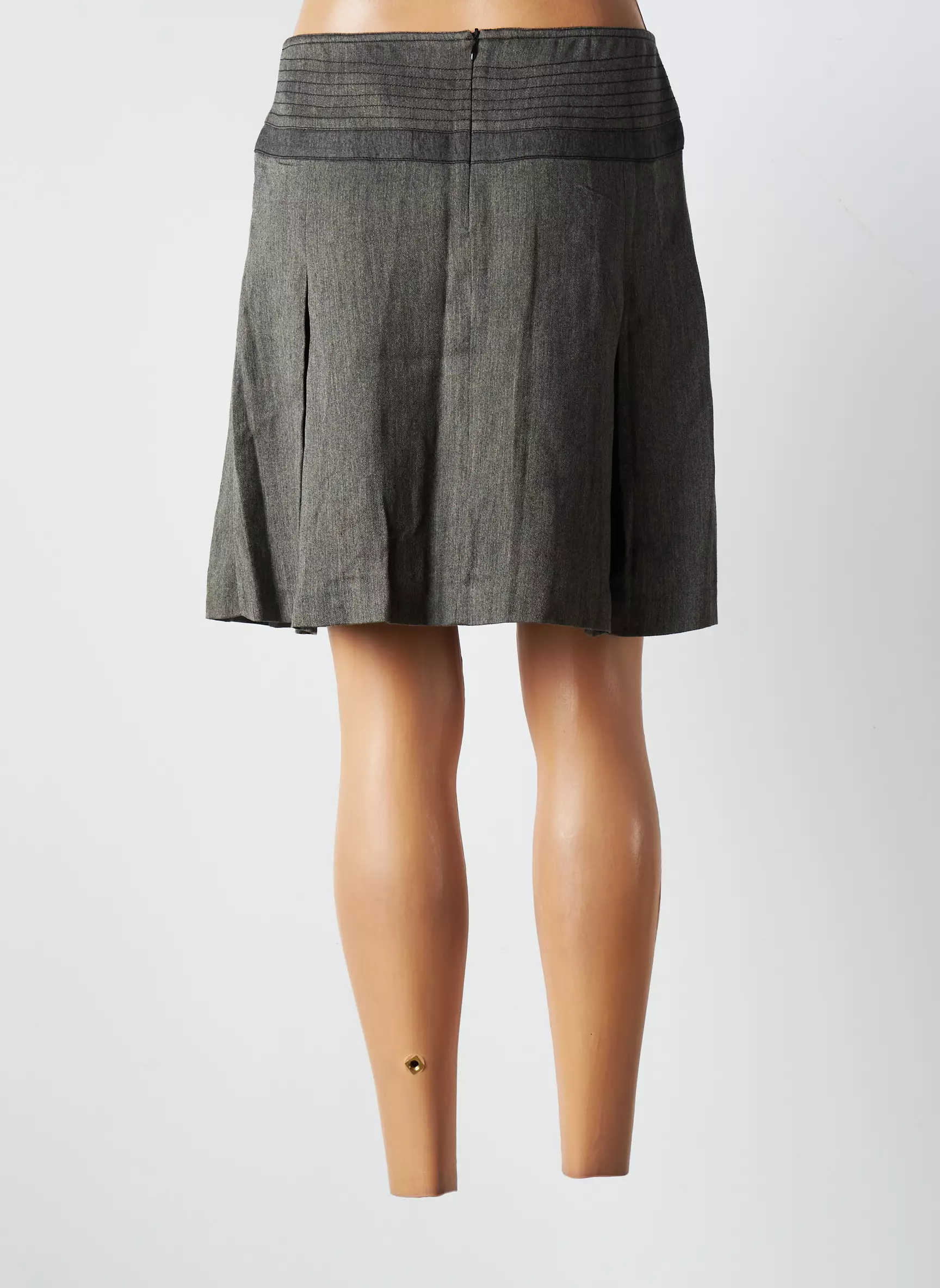 Un Point C Est Tout Jupes Courtes Femme couleur gris