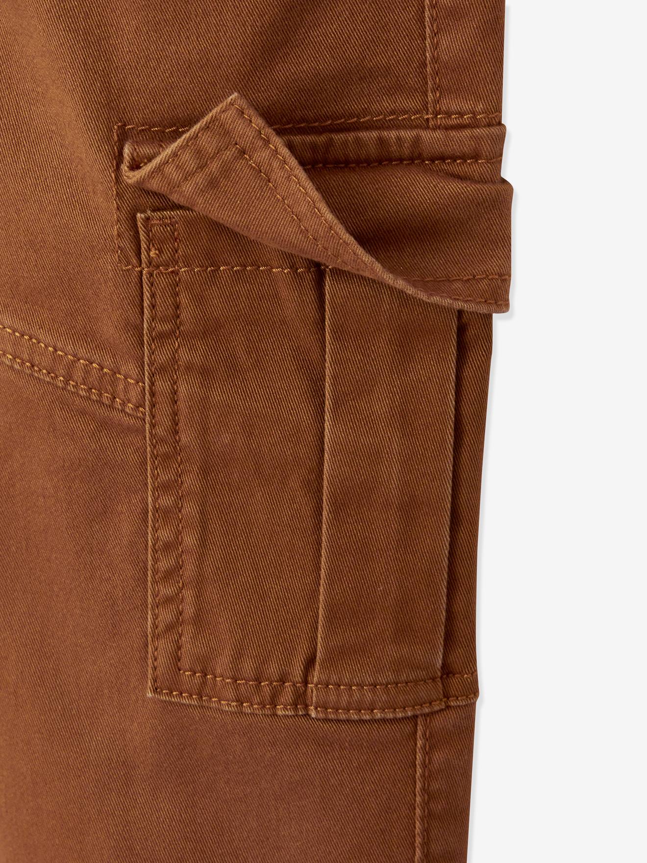 Vertbaudet Jungen Cargohose mit Dehnbund Oeko-Tex - camelfarben