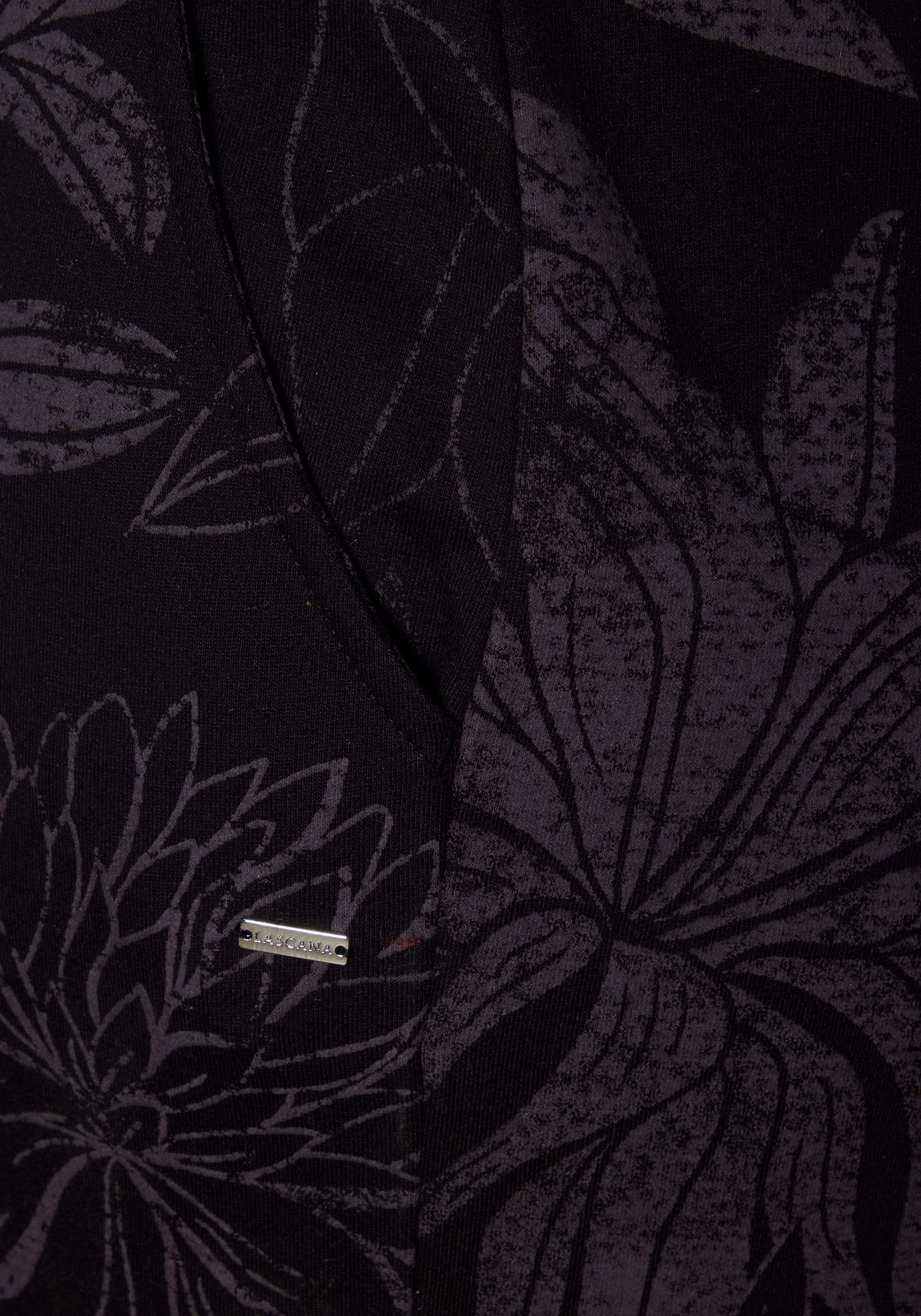 LASCANA Loungehose mit floralem Alloverdruck, Loungeanzug