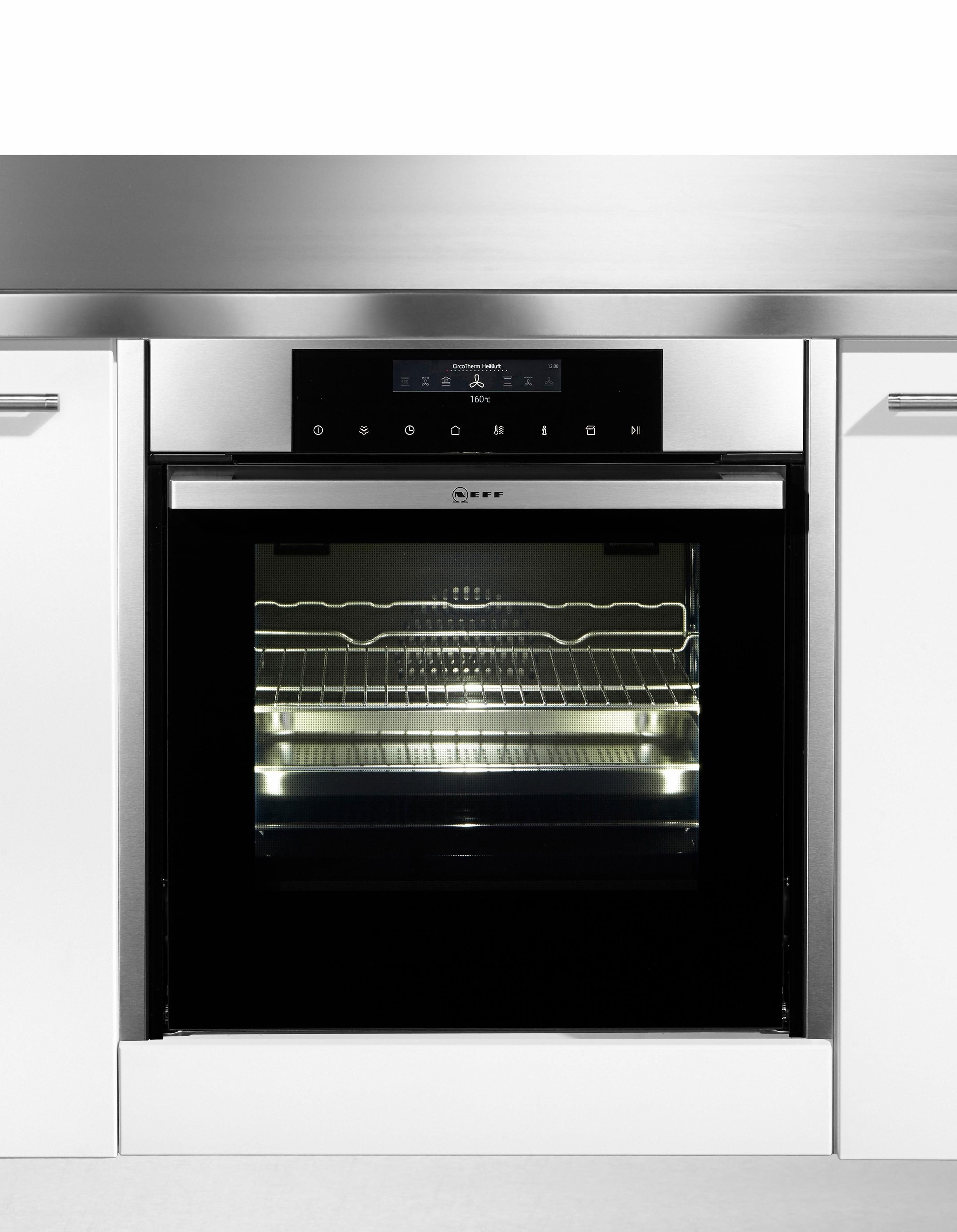 NEFF Dampfbackofen N 90 B46FT64N0, mit Teleskopauszug nachrüstbar, easyClean, Slide&Hide®