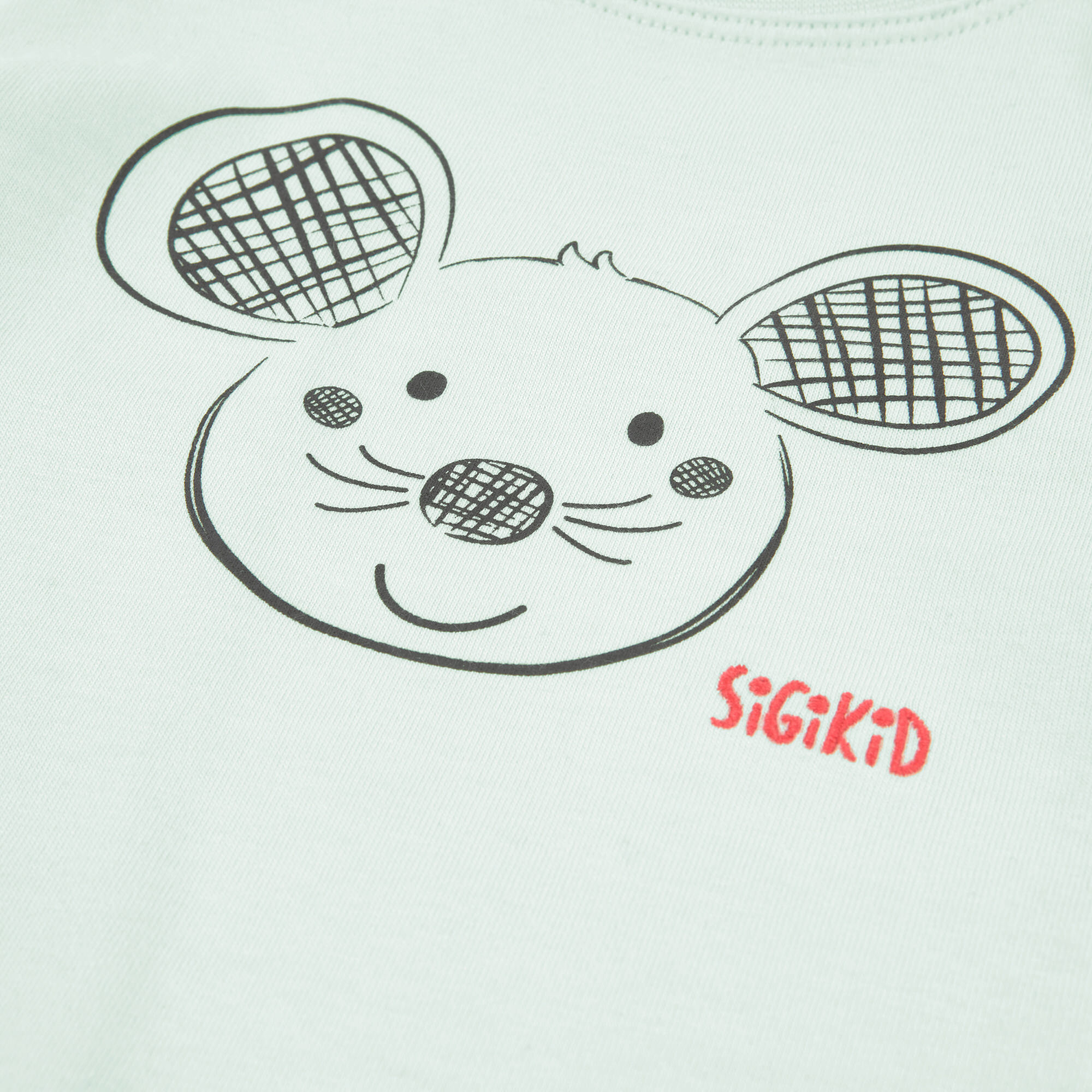 Baby T-Shirt Maus, hellblau