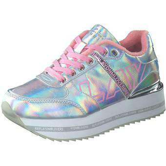 Replay New Penny Pastel Sneaker in silber