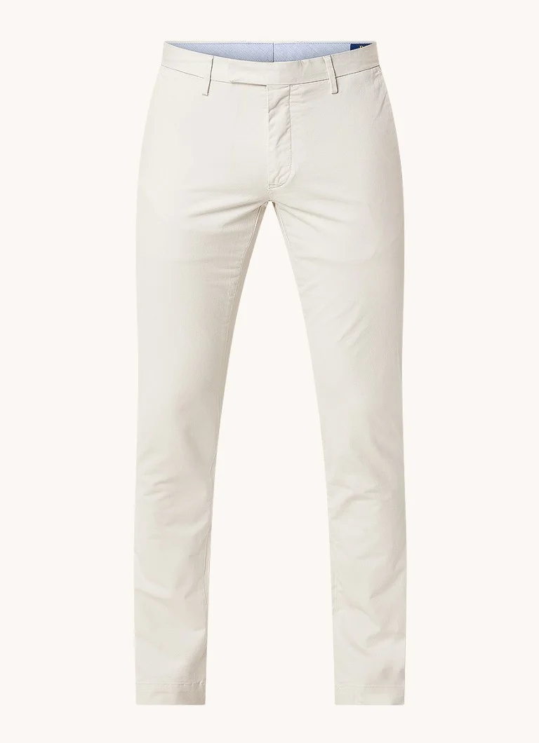 Calça chino Ralph Lauren Slim fit em sarja com elastano