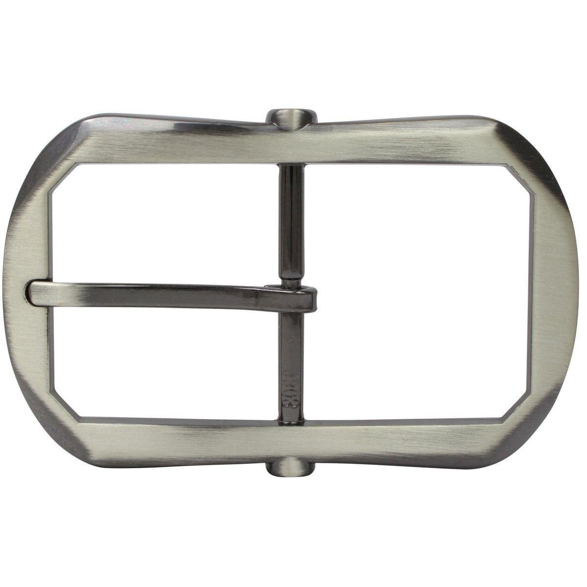 BELTINGER Gürtelschnalle Delux Double 4,0 cm - Gürtelschließe 40mm - Dorn-Schließe - Gürtel bis